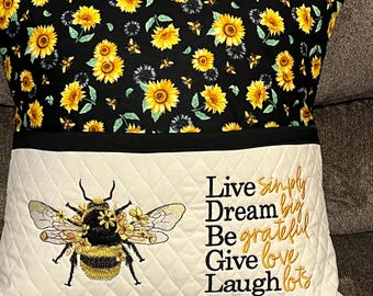 Bee Reading Pillow