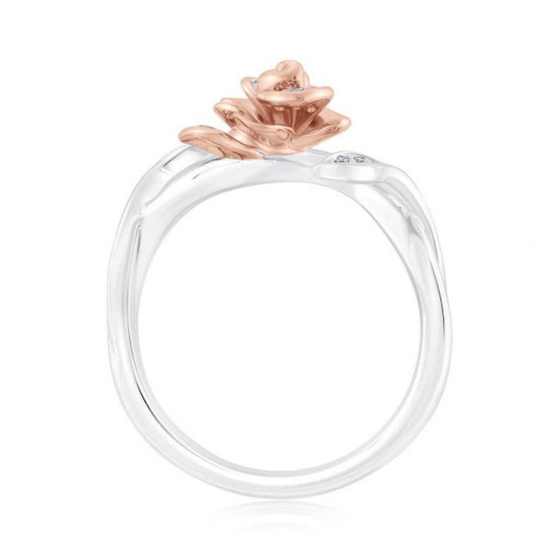 Enchanted Disney Jewelry Belle Rose Diamond Fashion Etsy