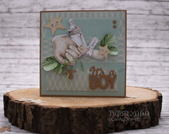 Carte 3d Scrapbooking Naissance Etsy Carte 3d Scrapbooking Naissance Etsy