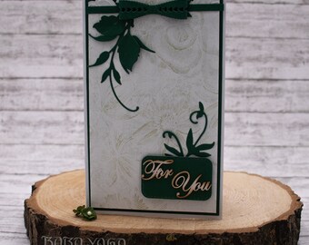 Tarjeta hecha a mano/Tarjeta de felicitación elegante/Tarjeta de cumpleaños/Tarjeta como esa/Tarjetas para ocasiones especiales/Tarjeta de felicitación simple