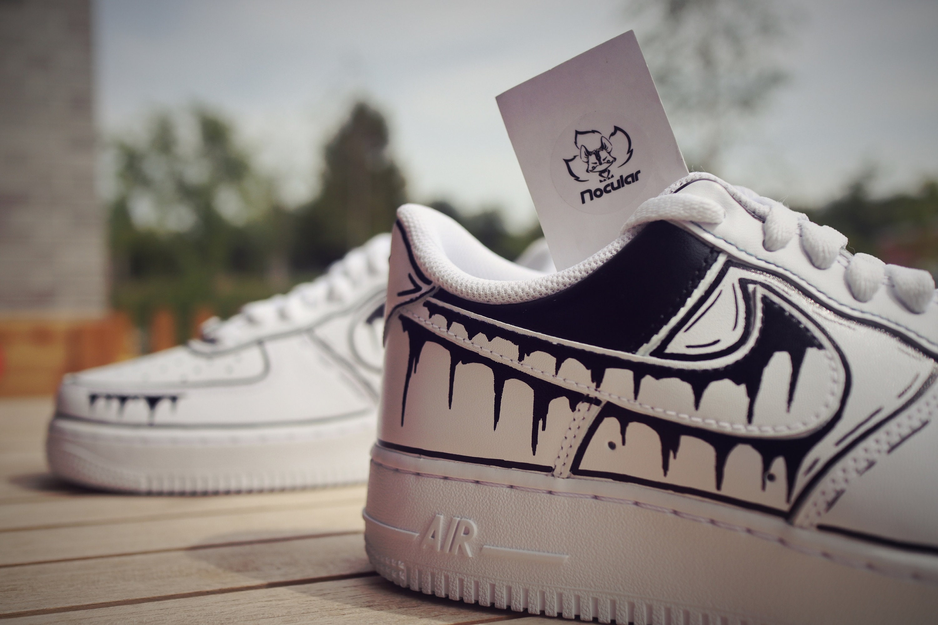 Premium Custom: Nike Air Force 1 Comic/Cartoon Style II | Etsy