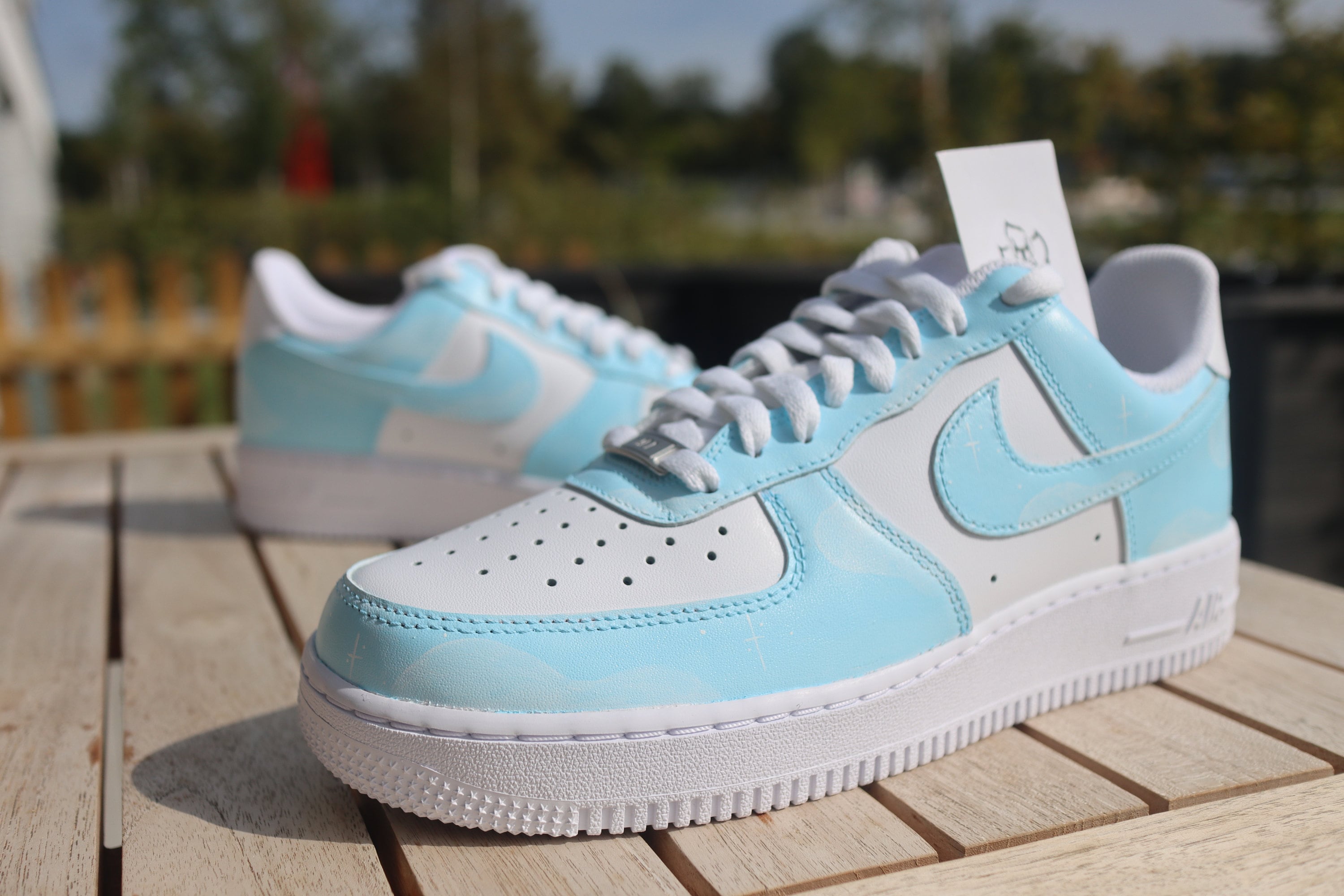 Premium Custom: Nike Air Force 1 Blue Sky 