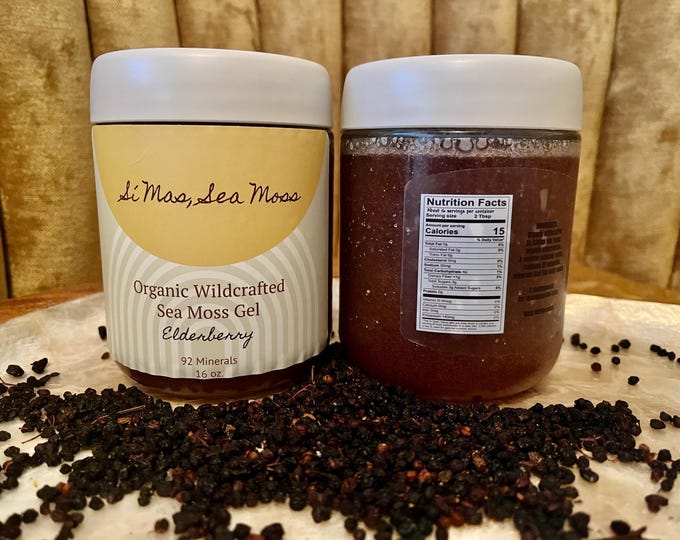 Organic Elderberry Sea Moss Gel