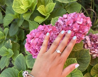 Ringe mit Kristallsteindraht gewickelt (Silber)