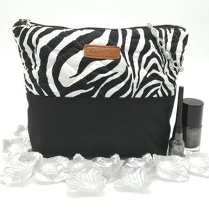 Zebra wash bag Zebra print Makeup bag