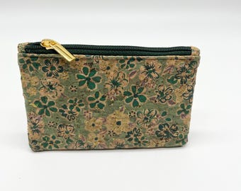Cork leather Card/coin pouch