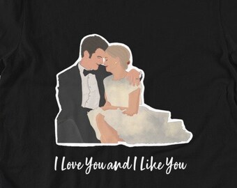 Leslie Knope Ben Wyatt Wedding Uomo Donna Unisex T-Shirt a maniche corte Parks and Rec