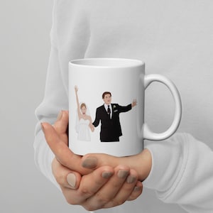 Jim and Pam White Glossy Mug The Office