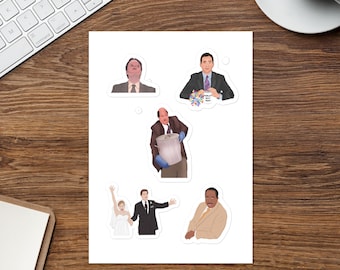 L'ufficio Adesivi lucidi Bottiglie d'acqua Computer portatili Regali Dunder Mifflin Michael Scott Dwight Schrute Kevin Malone Jim Halpert