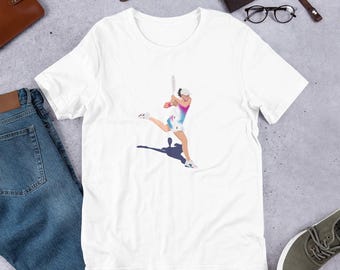 T-shirt Iga Świątek – Tennis unisex – T-shirt WTA per tifosi e uomini – Merch Campioni del Grande Slam – T-shirt grafica sportiva – Polonia Polska Jazda 1ga