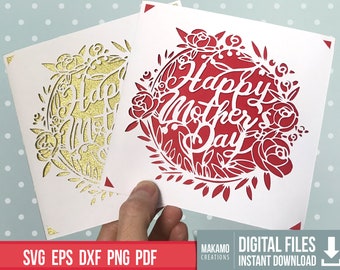 Download Mothers Day Card Svg Etsy