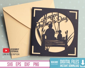 Free Free 199 3D Father&#039;s Day Card Svg SVG PNG EPS DXF File