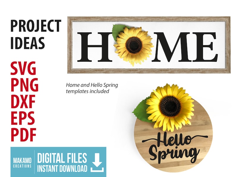 Download Sunflower Paper Flower Template Svg Home Sign Svg Paper Sunflower Svg 3d Sunflower Svg Cricut Diy Project Instant Download Clip Art Art Collectibles