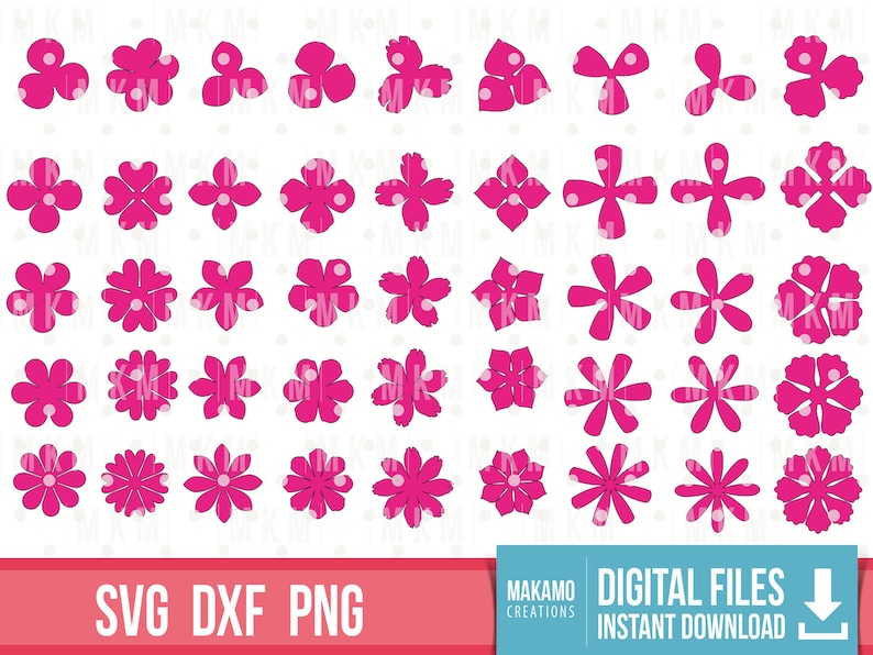 small paper flowers