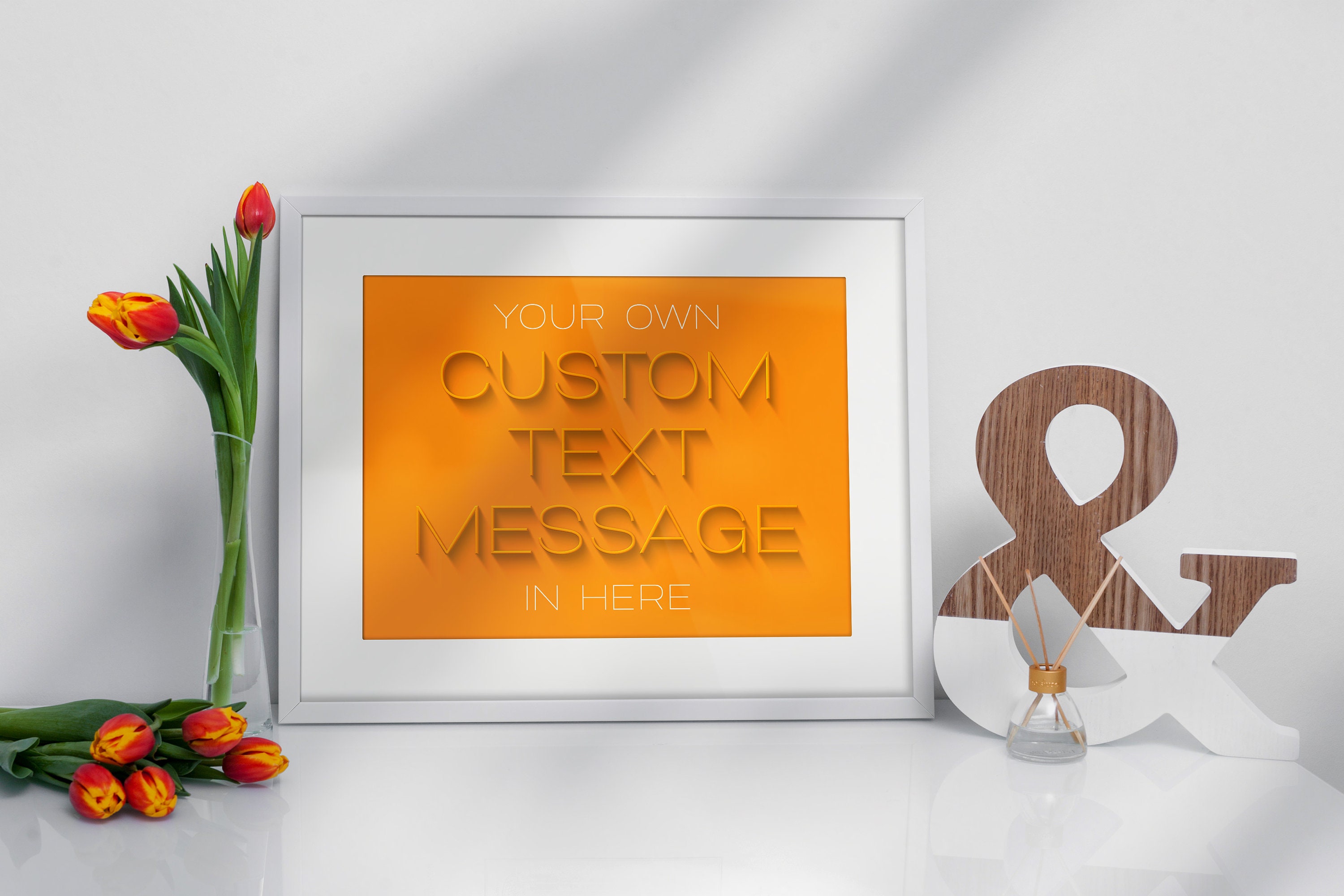 Custom EMBOSSED Text Design for Print with 84 Text and Etsy