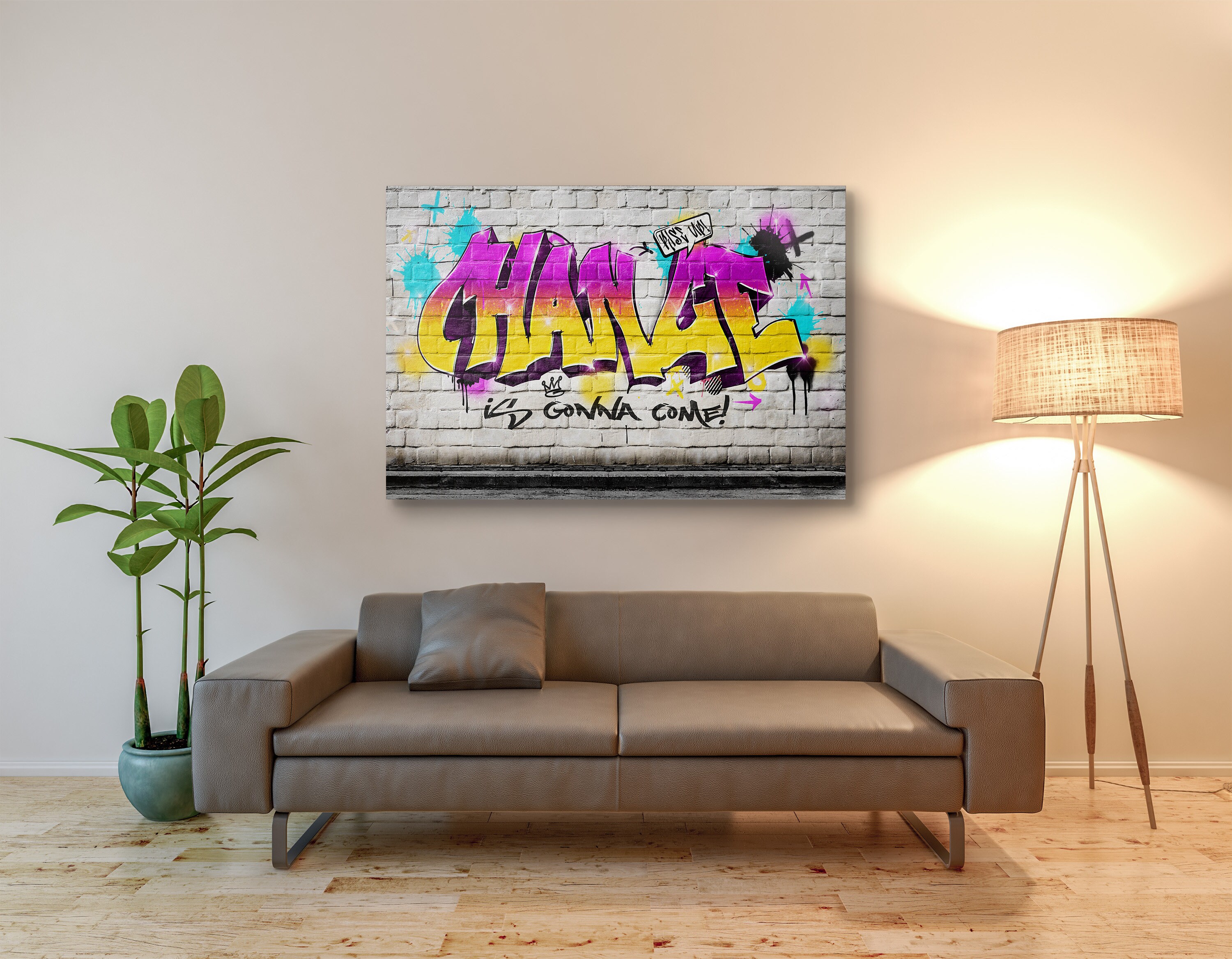 CUSTOM GRAFFITI 01 Text Poster Choose Your Own Wording and Etsy UK