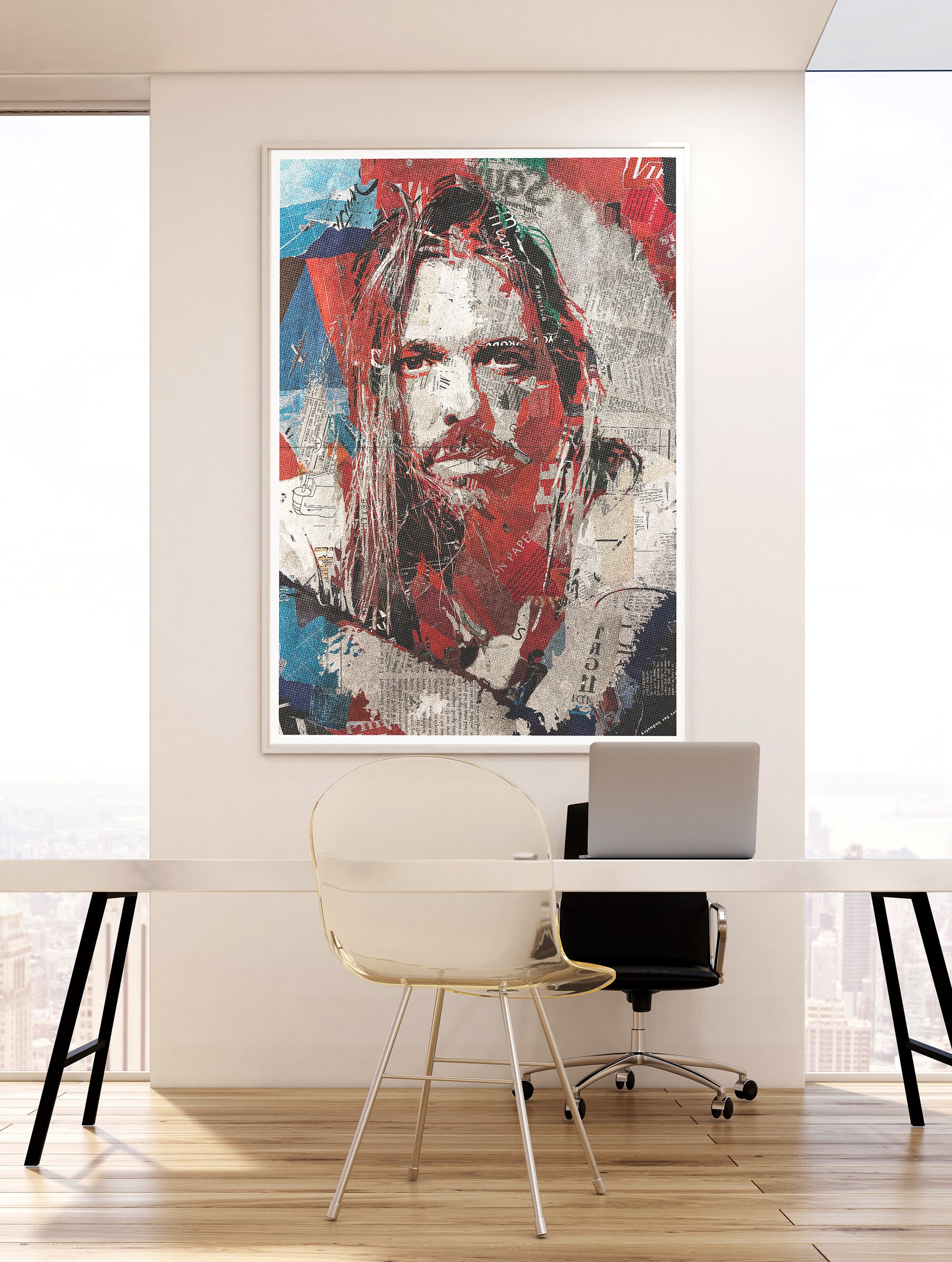 Discover TAYLOR HAWKINS COLLAGE - Unique Premium Matte Vertical Poster