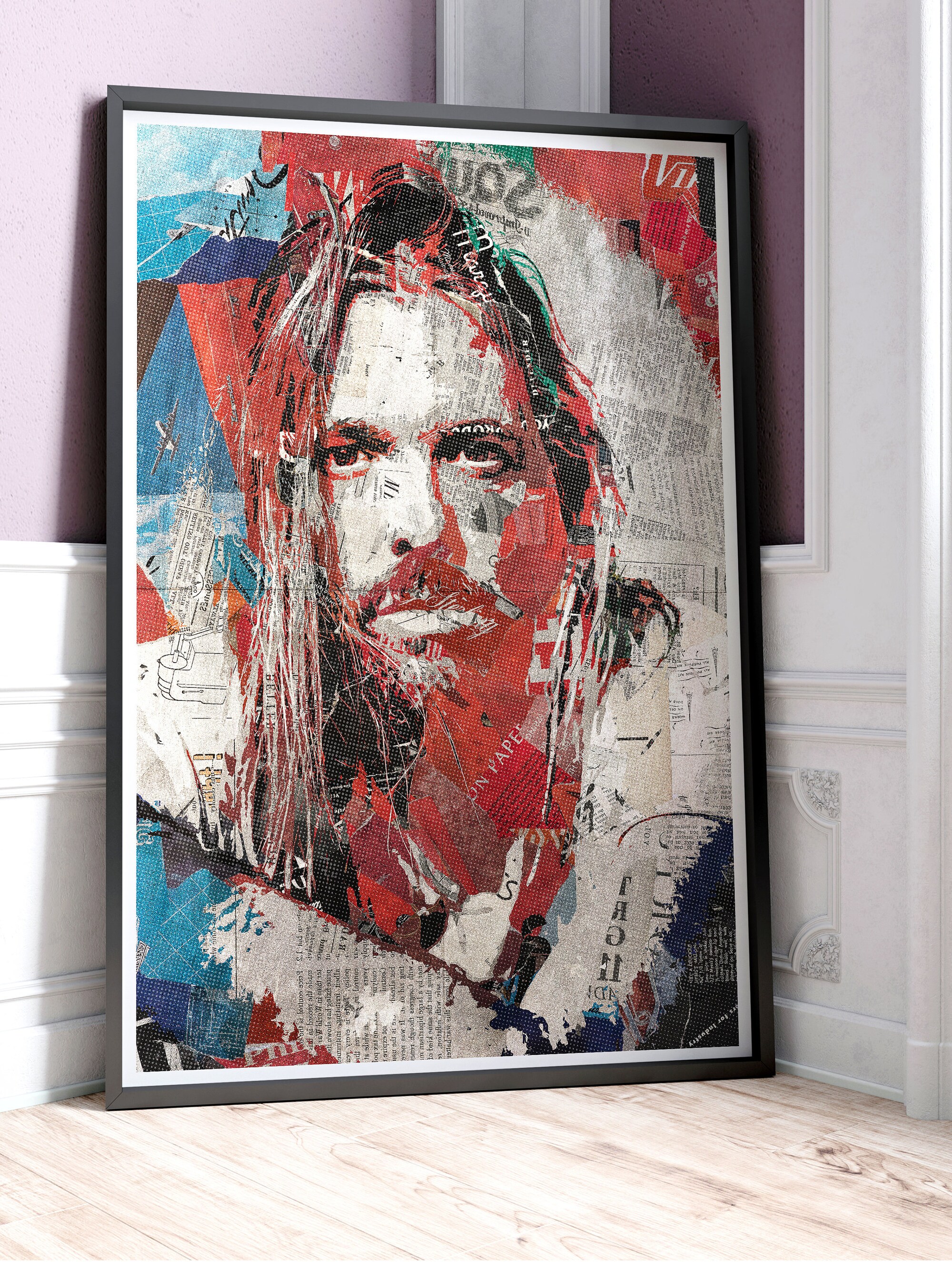 Discover TAYLOR HAWKINS COLLAGE - Unique Premium Matte Vertical Poster