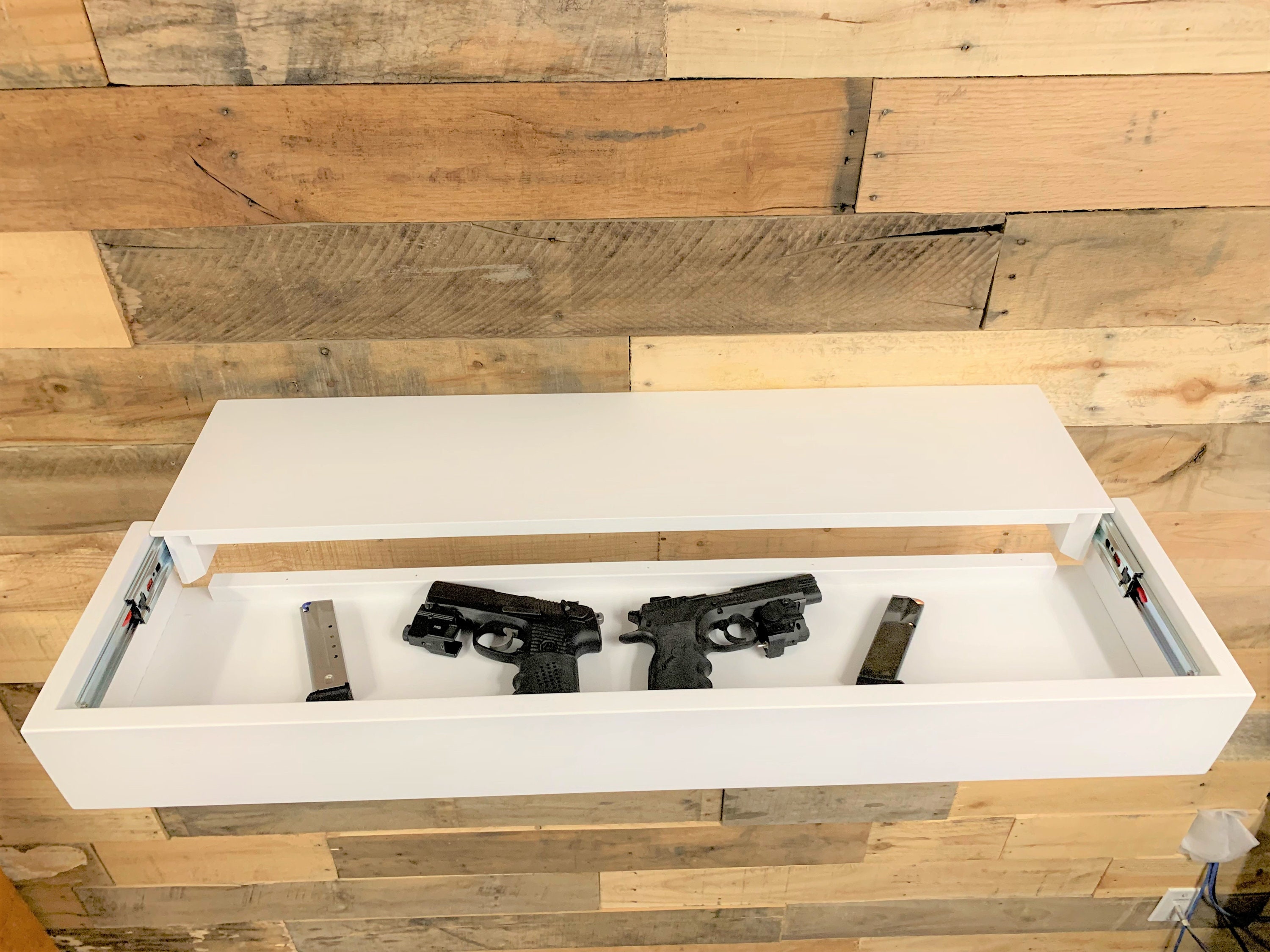 Storage & Organization Shelving Secret Shelf Floating Shelf Hidden