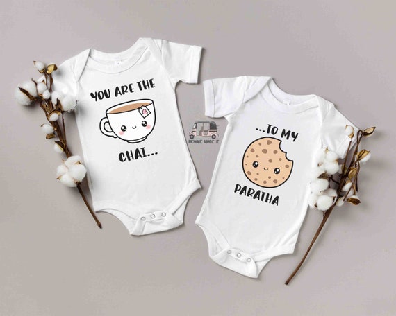 You Are the Chai to My Paratha Matching Onesie® Shirts Indian