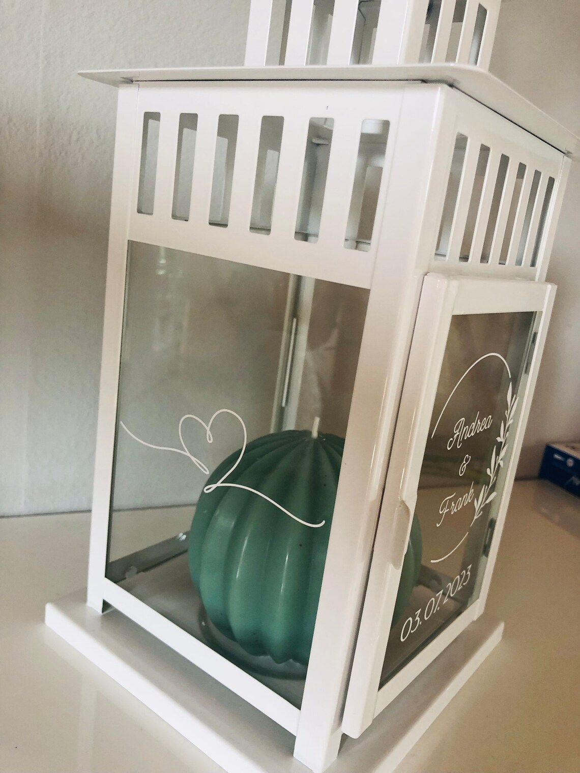 Laterne Hochzeit/Geschenk/auf Wunsch personalisiert Etsy.de
