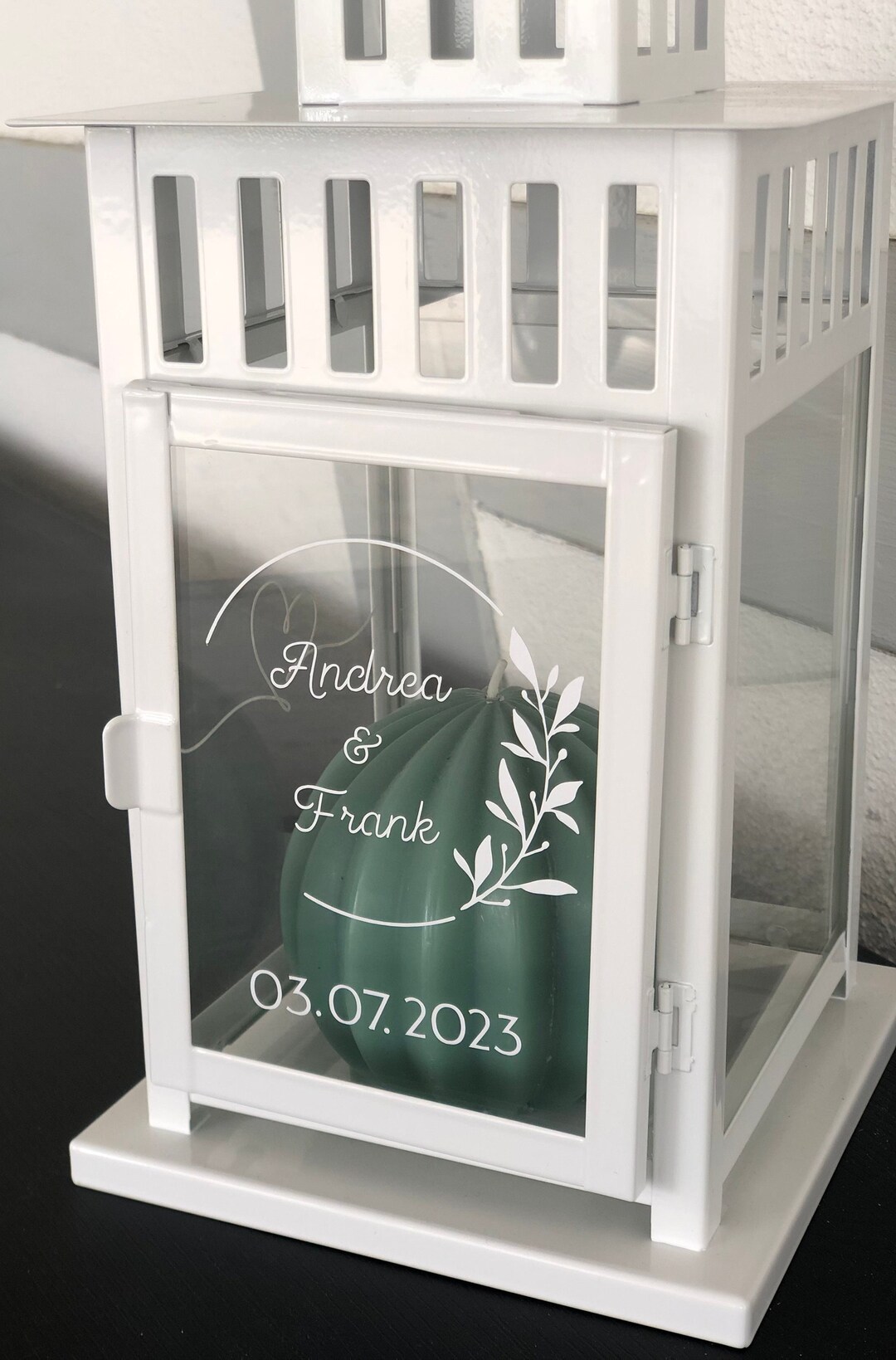 Laterne Hochzeit/Geschenk/auf Wunsch personalisiert Etsy.de