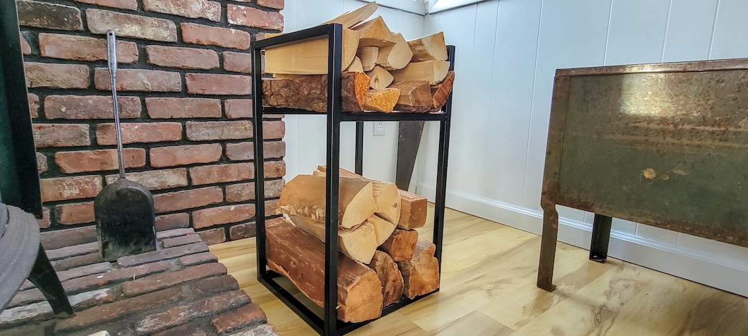 Metal Fire Wood Rack Handmade - Etsy
