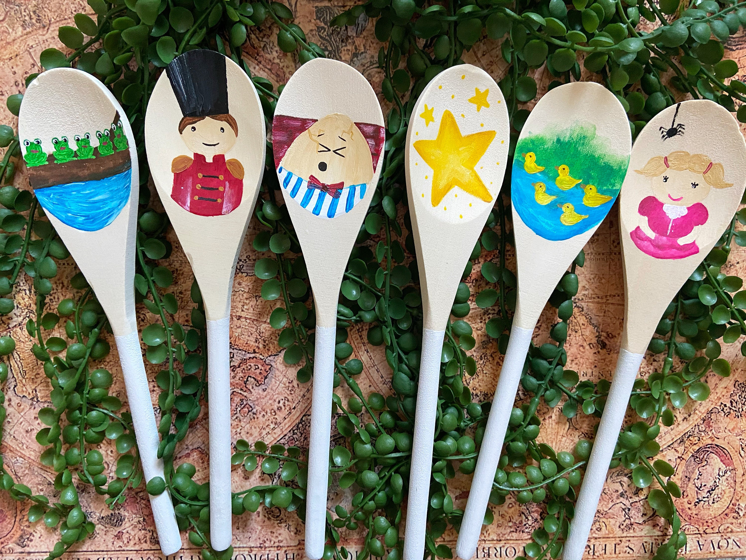 Nursery Rhyme Spoons Props Story Spoons Story sacks Etsy