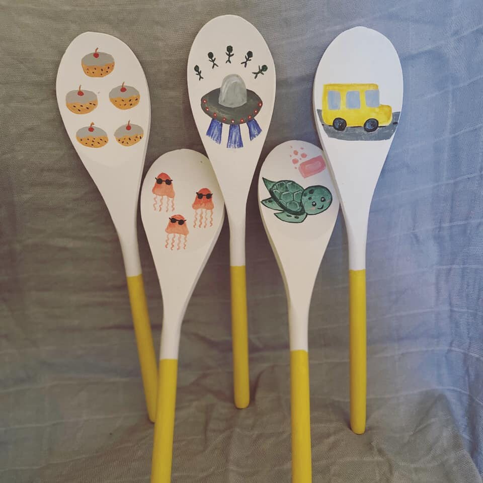 Nursery Rhyme Spoons Props Story Spoons Story sacks Etsy