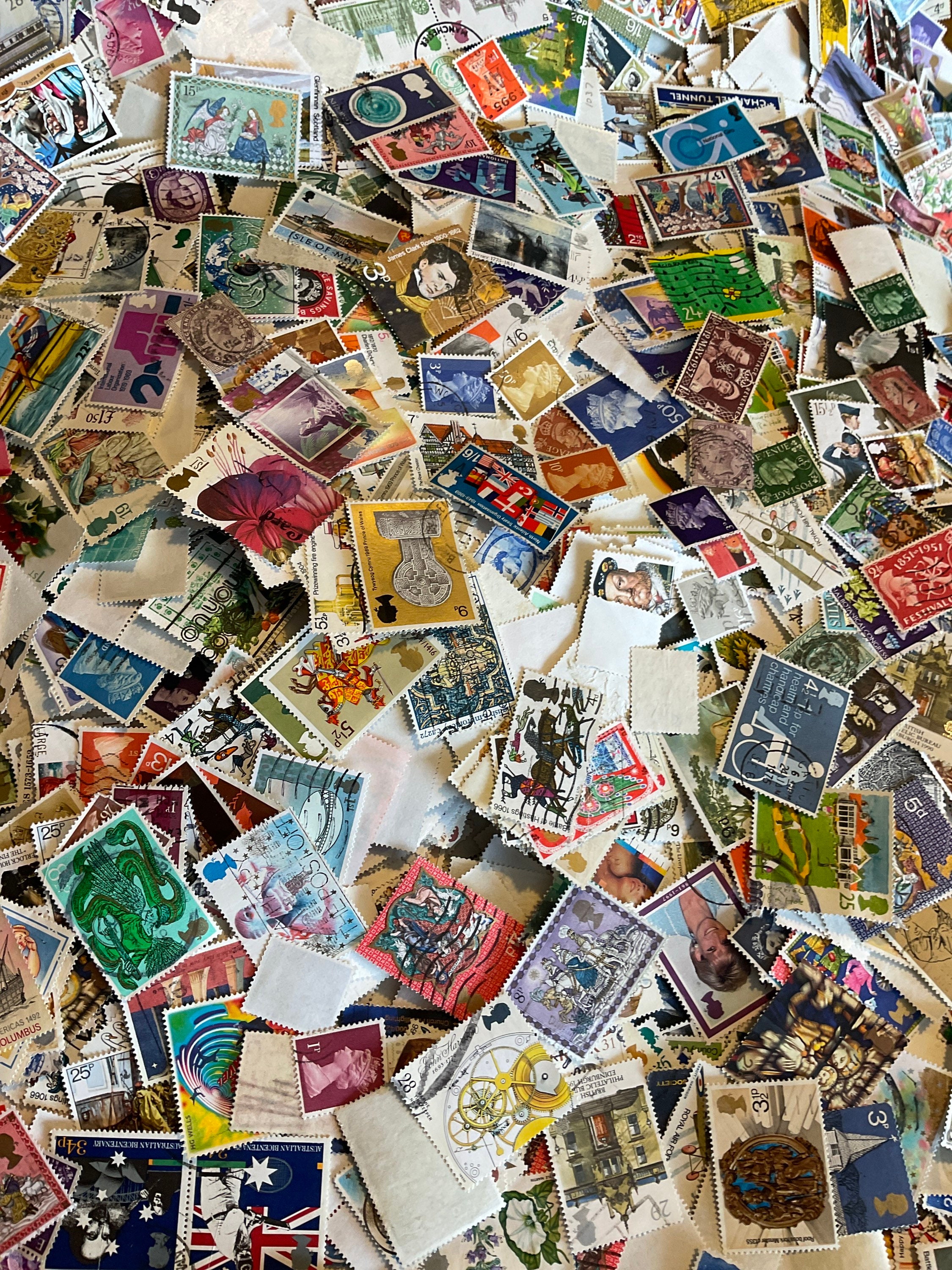 GB Commemorative Stamps 1000 Stamps NEW STOCK Picked at Random Etsy UK