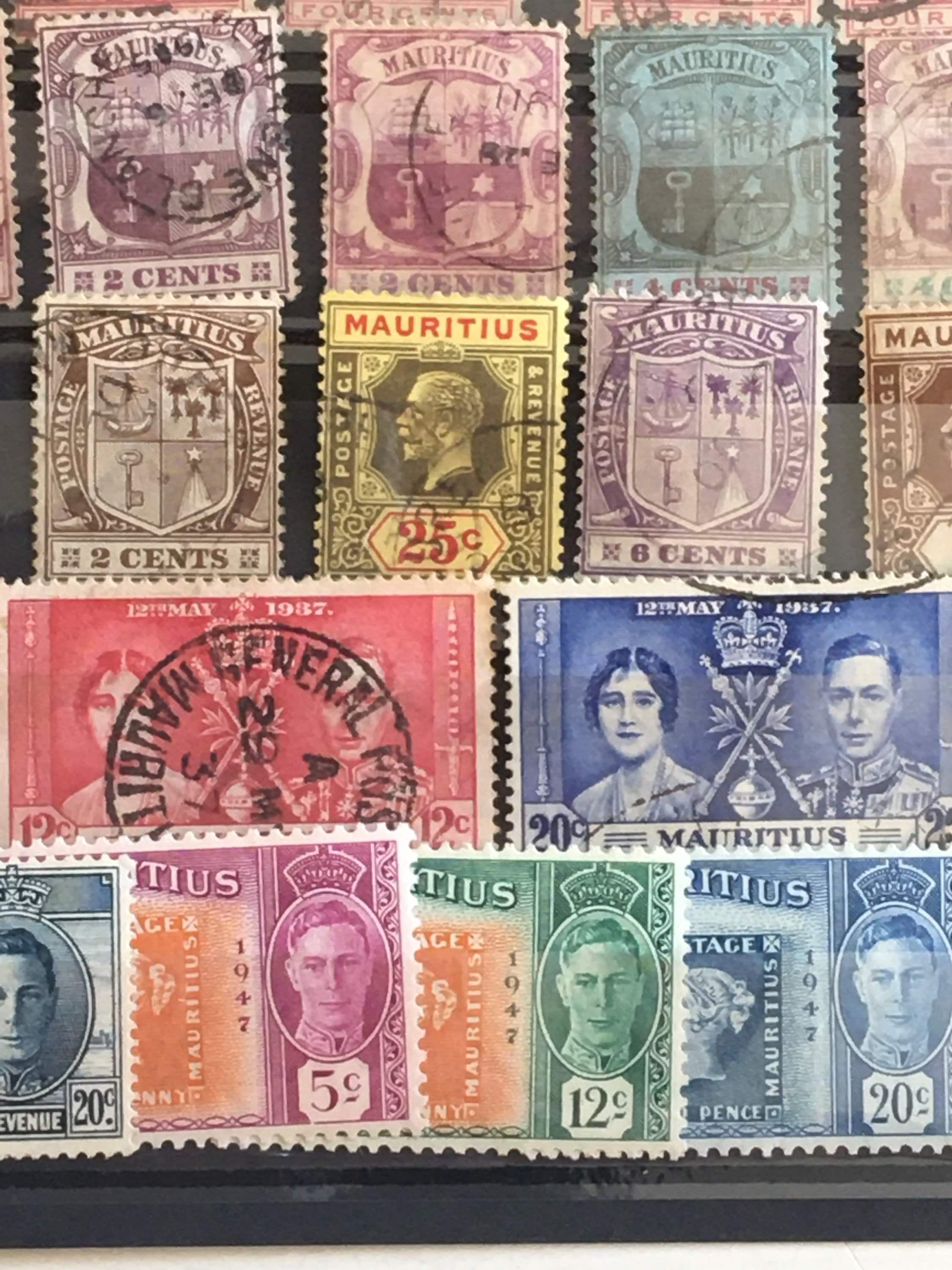 Mauritius GB Commonwealth Stamp Collection Queen Victoria to Etsy