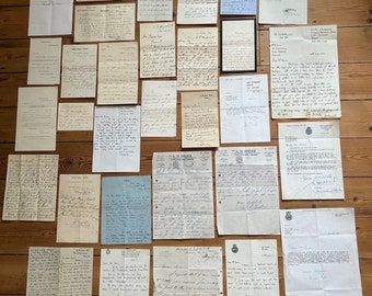 Eine Sammlung von Vintage Briefen & Schriftverkehr datiert zwischen 1869 - 1989 eine interessante abwechslungsreiche Sammlung viele handgeschriebene Stücke