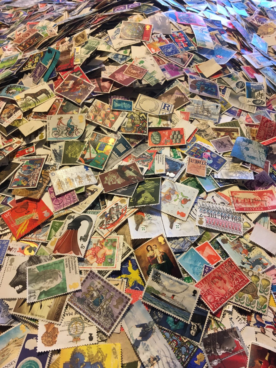 GB Commemorative Stamps 100 stamps picked at random from a Etsy