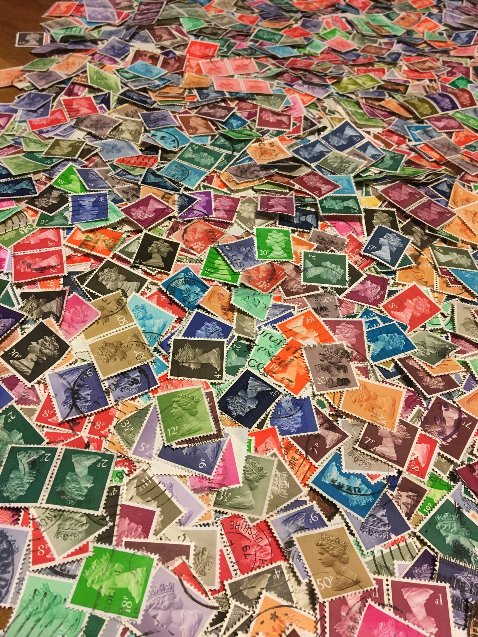 Machin Definitive stamp selection 200 stamps picked at random Etsy