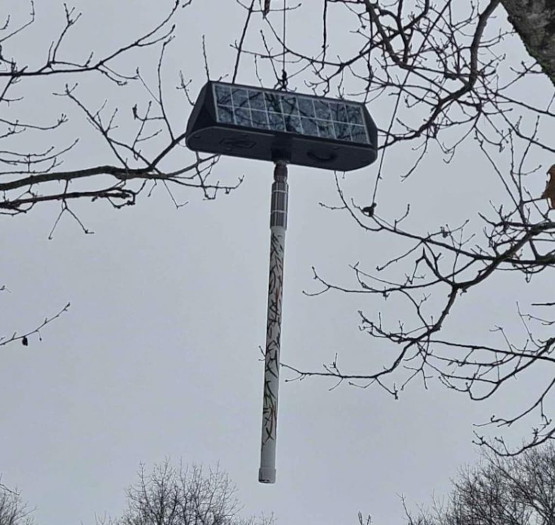 Zabranch - Meshcore/meshtastic Camo High-powered Solar Tree Node - Etsy