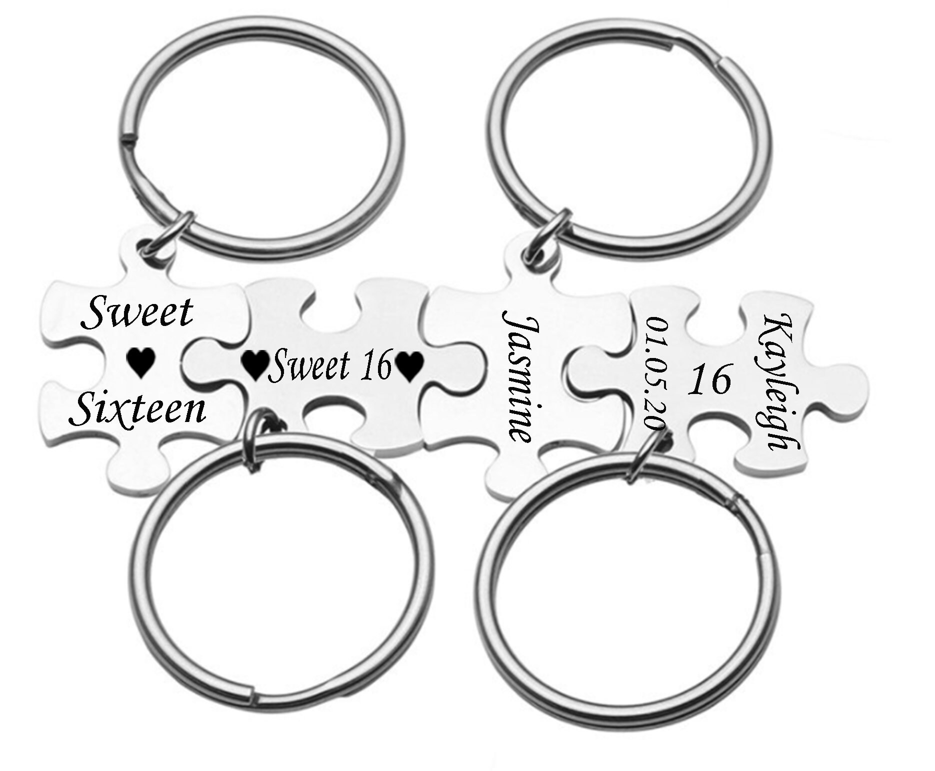 Puzzle Keychain Small puzzle keyring jigsaw puzzle Etsy