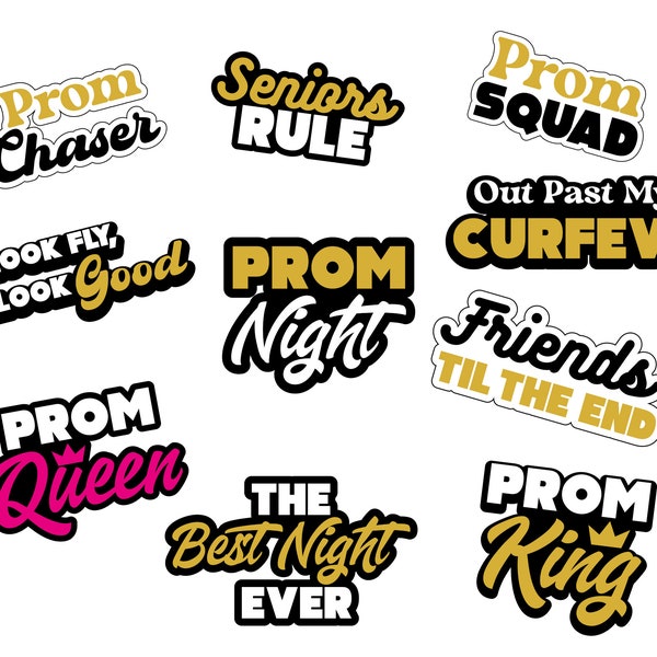 Prom Photo Booth Props PNG, Instant Download Photo Booth Props, Digital downloads, Printable Photo Booth Props, Digital Props