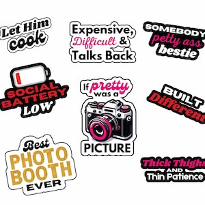Social Photo Booth Props PNG,  Digital downloads, Printable Photo Booth Props,  party decorations