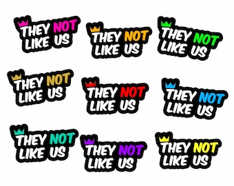 They Not Like Us Photo Booth Props, Party Decorations (Digital Download)