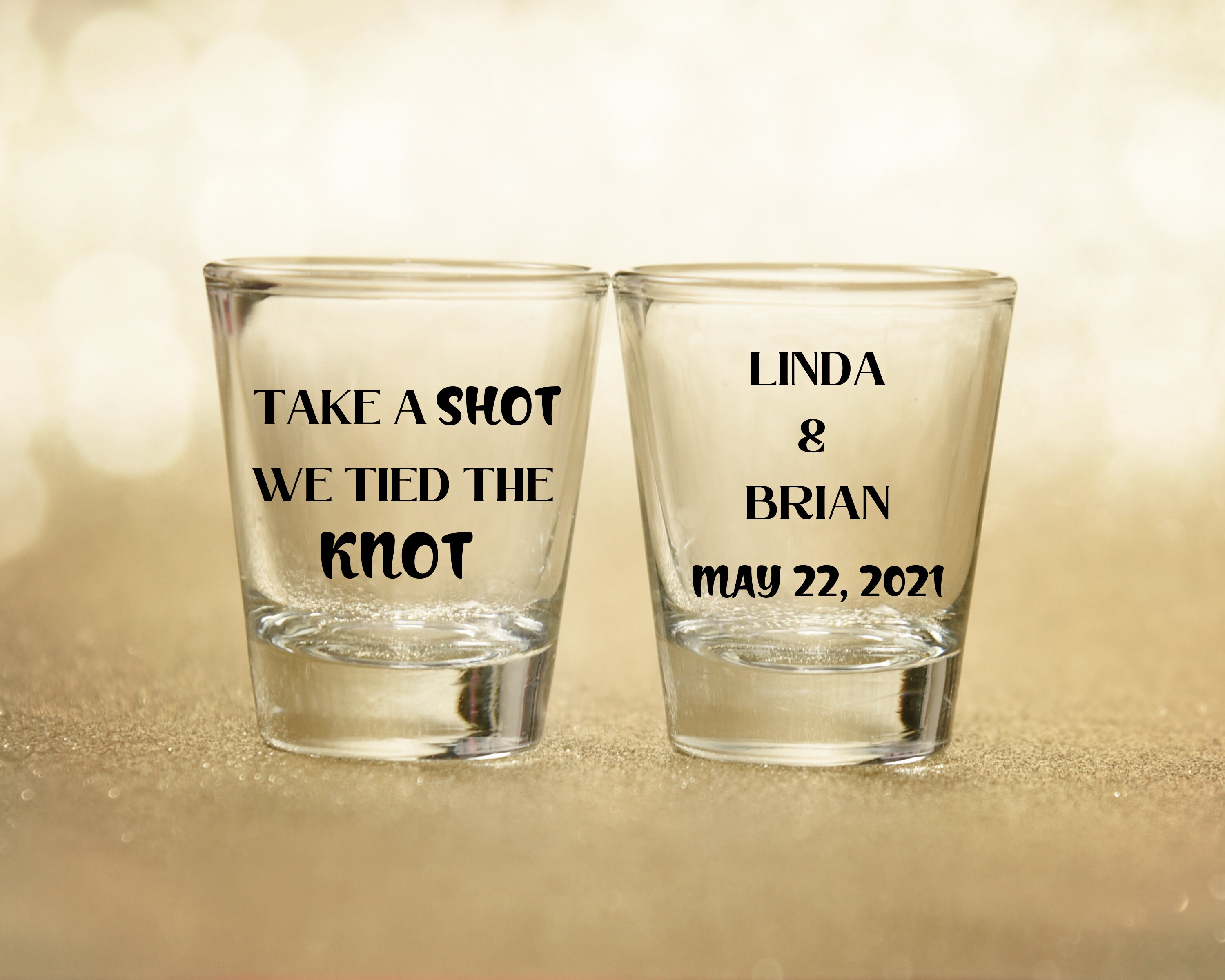 Custom shot glasses Wedding Favors Shot glasses Etsy