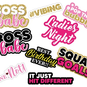 25 Photo Booth Props PNG, Instant Download Photo Booth Props, Digital downloads, Printable Photo Booth Props, Digital Props