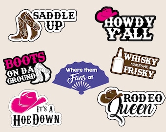 Cowboy Party Photo Booth Props | Digital Download | Western-Themed Printable Signs | Party | Events