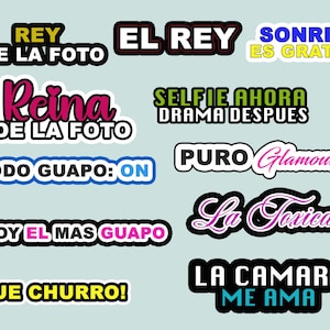 Spanish Photo Booth Props, Party Photo Props, Spanish Themed Props, Photo Booth Accessories,  Party Decor