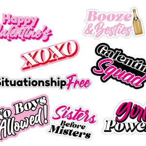 Galentine es Day Fotokabinen-Requisiten PNG, Sofortiger Download Fotokabinen-Requisiten, digitale Downloads, druckbare Fotokabinen-Requisiten, digitale Requisiten