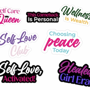 Self Love Photo Booth Props PNG | Digital downloads | Printable Photo Booth Props |  party decorations