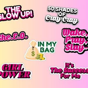 Digital Photo Booth Props for Women, Business Boss Lady Party Decor, Female Entrepreneur Event Accessories
