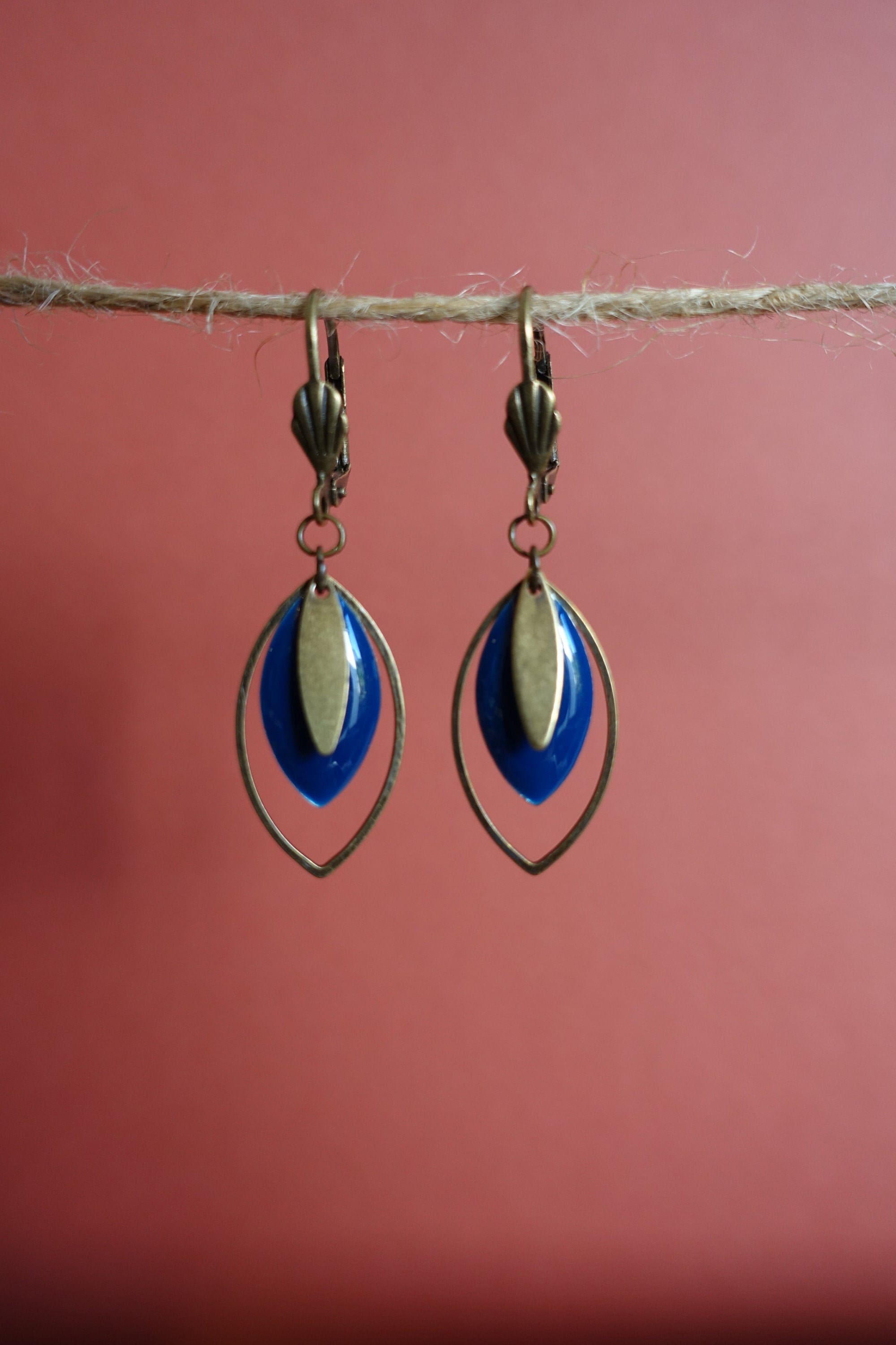 Thelma and Louis Inspired Dangle Post Earrings 