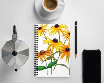 Maryland Black-Eyed Susan // Spiral notebook