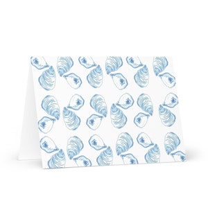 Watercolor Oysters // Greeting card