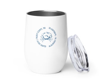 Island Creek Coordinates // Wine tumbler